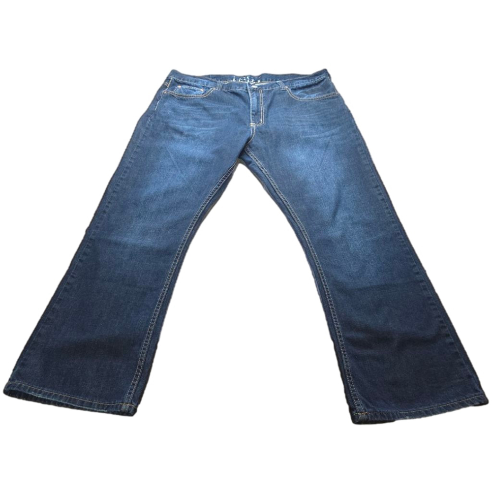 Buckle 1897 Bootcut Jeans Mens 38x30 Dark Wash Western Embroidered Denim